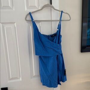 Lulu's Vibrant Blue Mini Dress